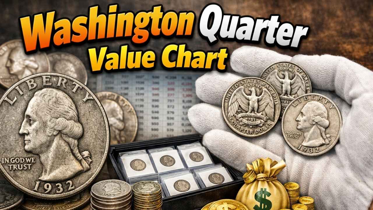 Washington Quarter Value Chart 2026: Rare Coins & Mint Errors Explained