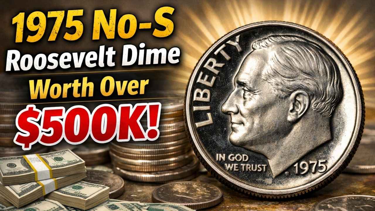 Rare 1975 No‑S Roosevelt Dime Worth Over $500K – Collector’s Identification Guide